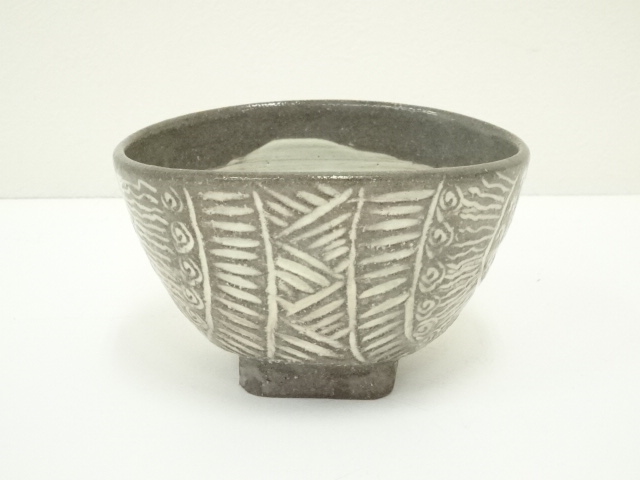 道具 ] - 道具 京焼 原清和造 俵形茶碗（銘：豊手）（妙心寺 小森義保